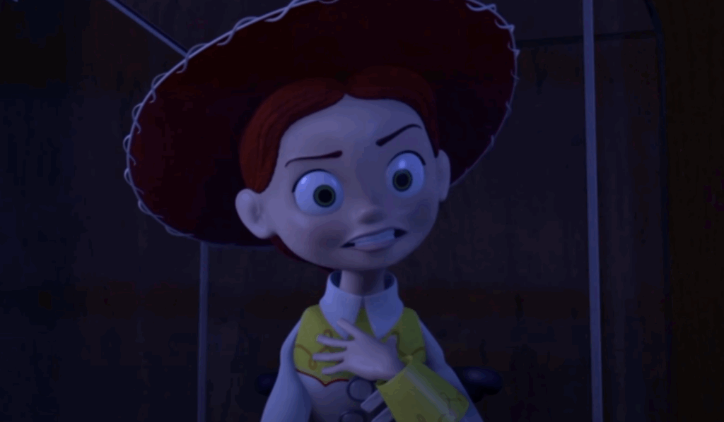 Jessie, wearing her signature hat in Toy Story 2.