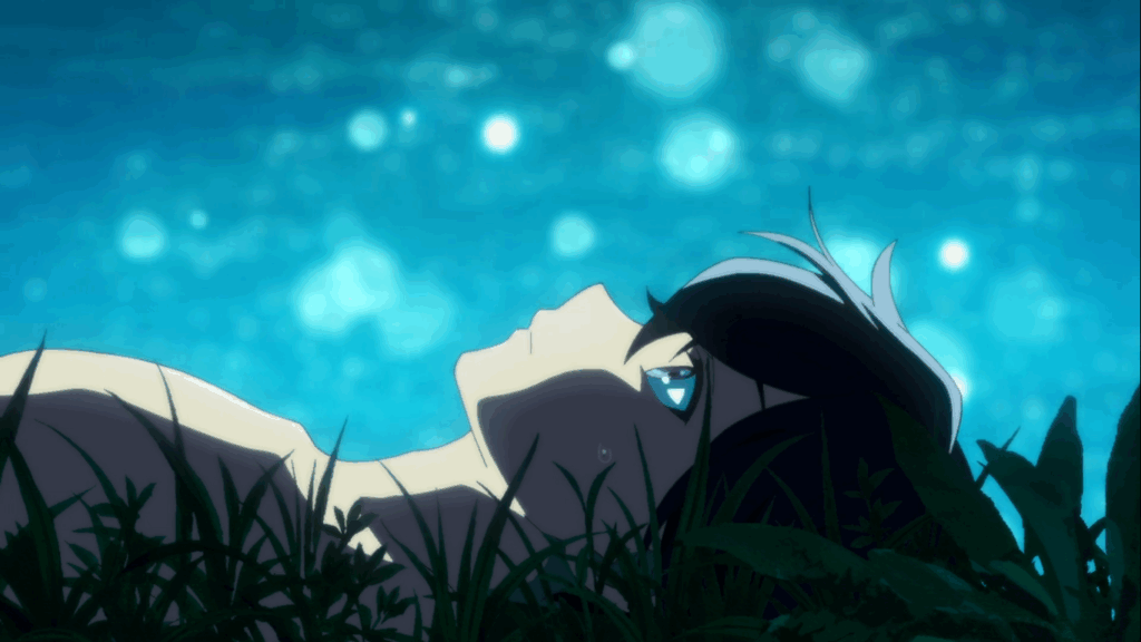 ryou lies down after getting defeated by the dragon