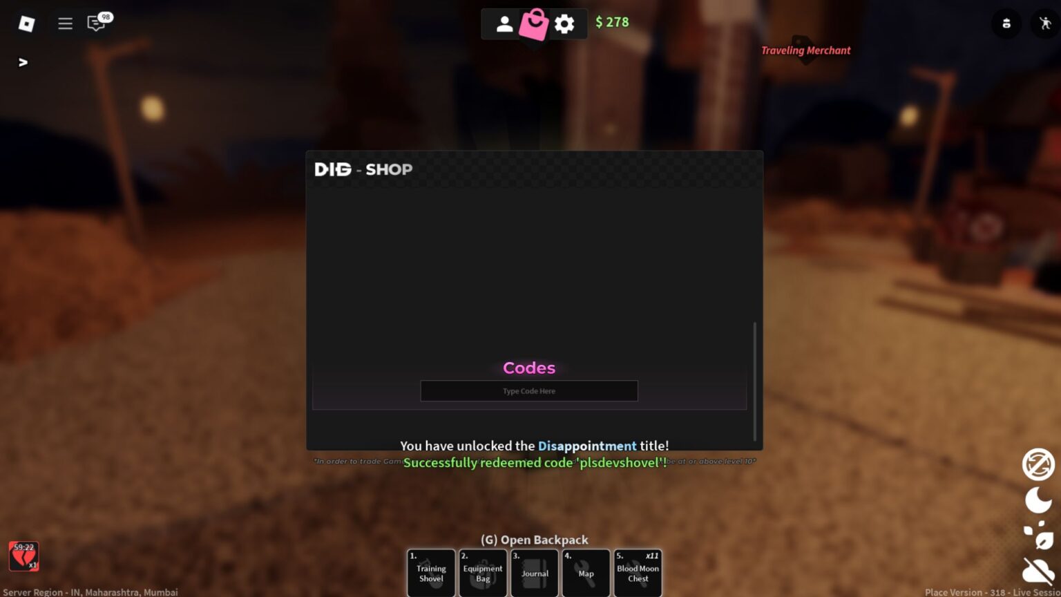 Roblox Dig Codes (August 2025): Free Crates, Cash, And More