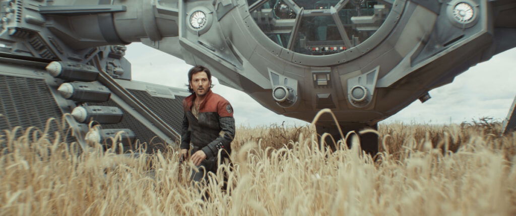 Cassian Andor (Diego Luna) in Lucasfilm's ANDOR Season 2, exclusively on Disney+. Photo courtesy of Lucasfilm. ©2025 Lucasfilm Ltd. & TM. All Rights Reserved.