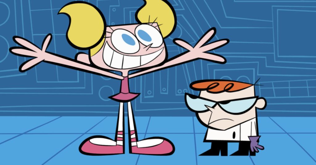 10 HBO Max Cartoon Network Classics to Binge-Watch This Weekend 2 Dee Dee (left) walks through the laboratory with her brother, Dexter (right) | Credits: Cartoon Network / HBO Max