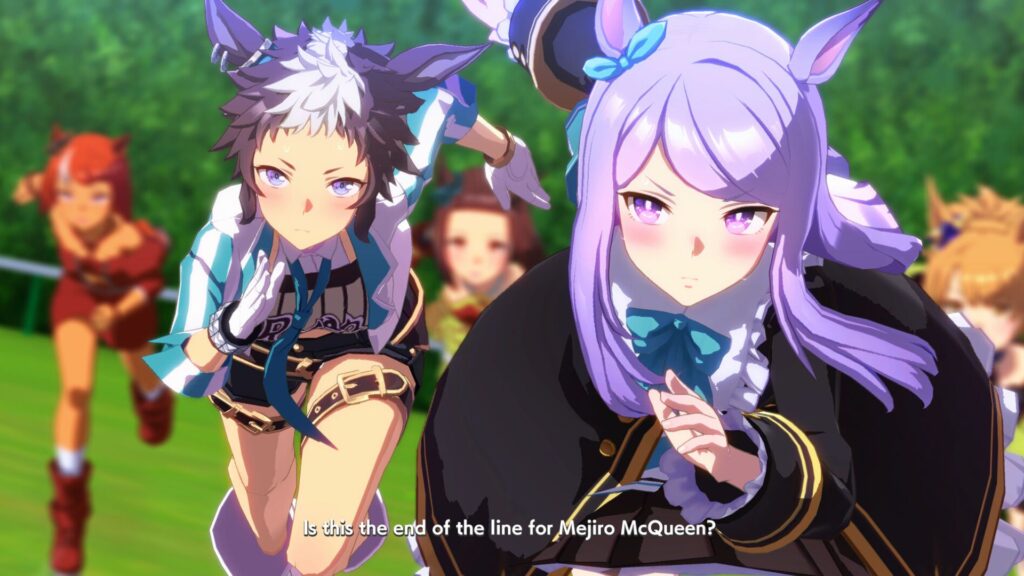 Mejiro McQueen in UmaMusume: Pretty Derby.