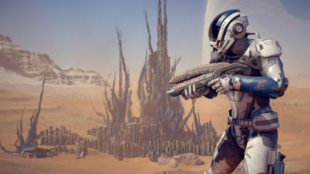 Screenshot from Mass Effect: Andromeda video game 