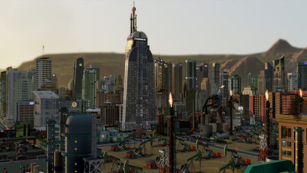 Screenshot from SimCity games