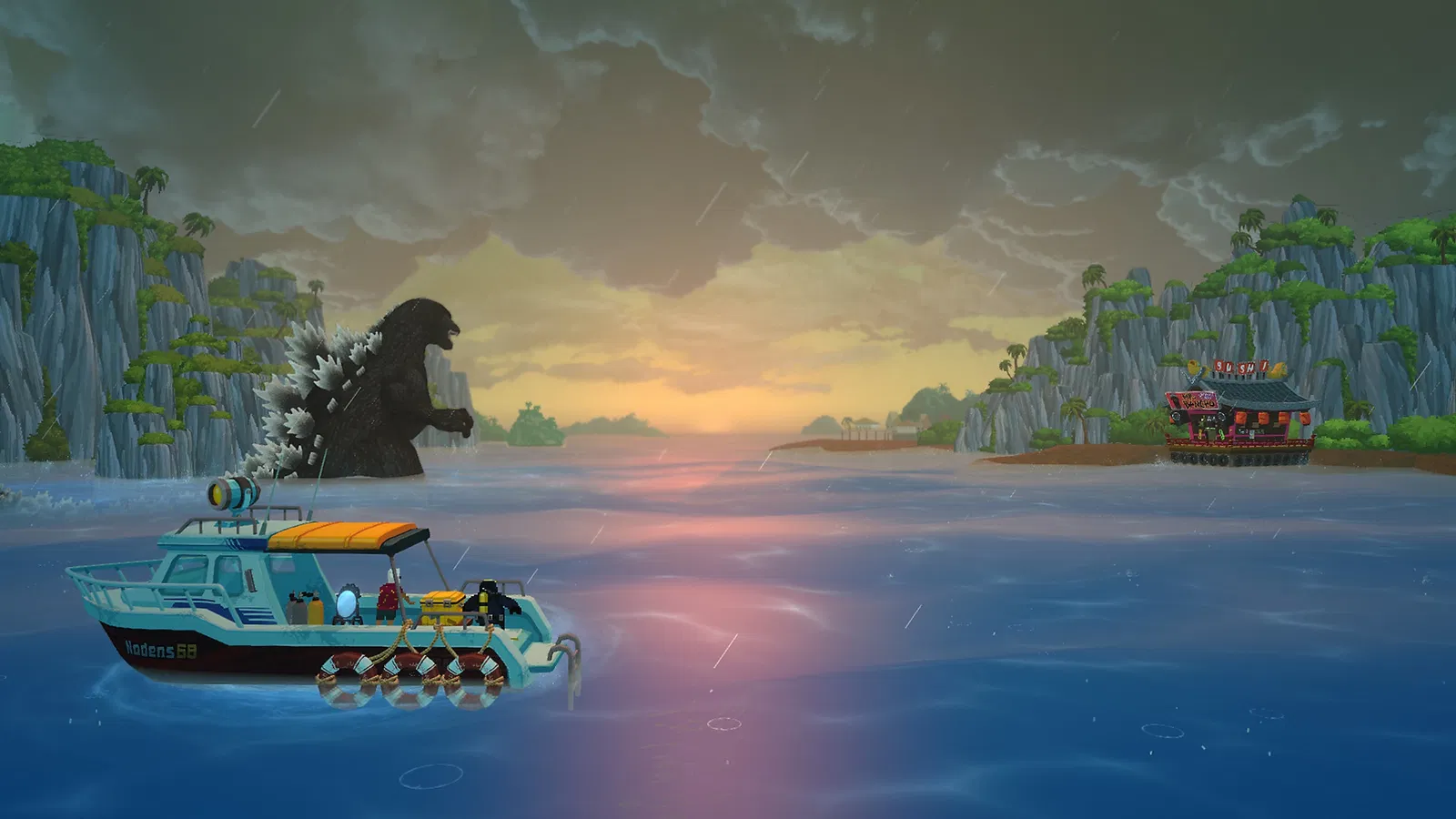 Godzilla in Dave the Diver.