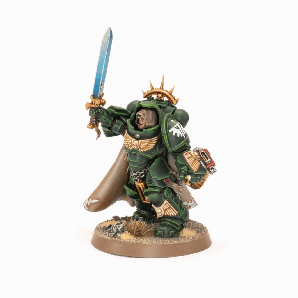 Warhammer 40K: Top 10 Strongest Power Armors, Ranked 7 Dark Angels Captain Gravis Armor model