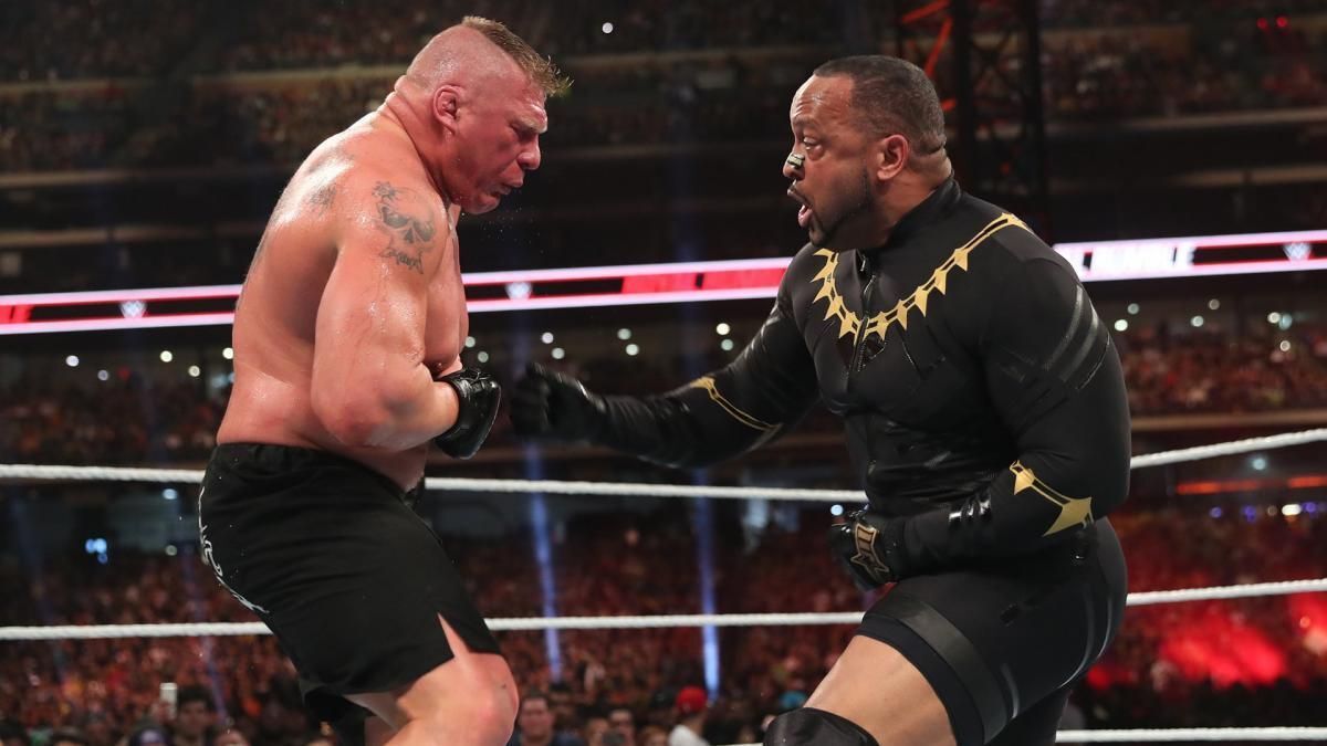 MVP fighting Brock Lesnar 