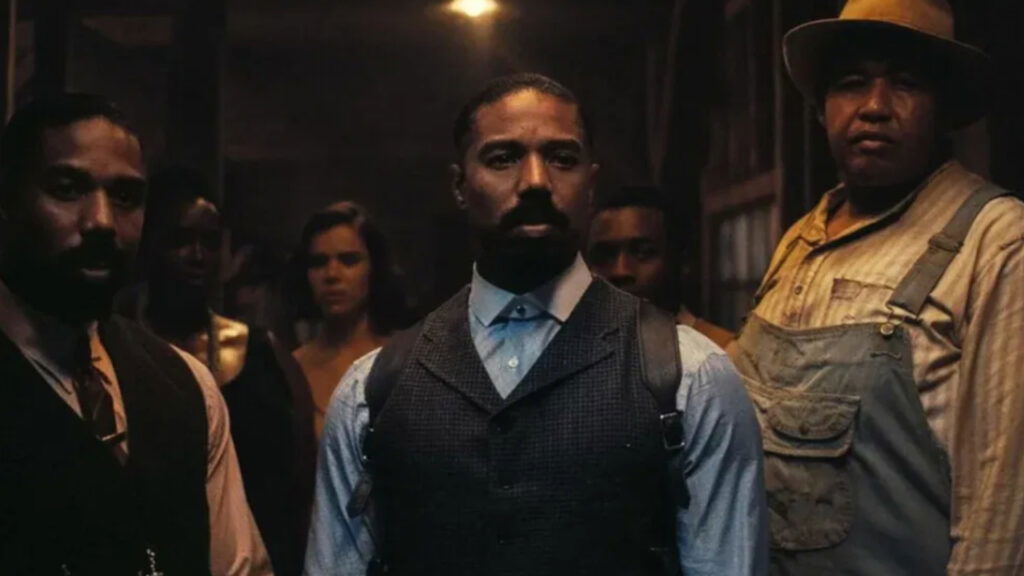 Michael B. Jordan in a still from Sinners