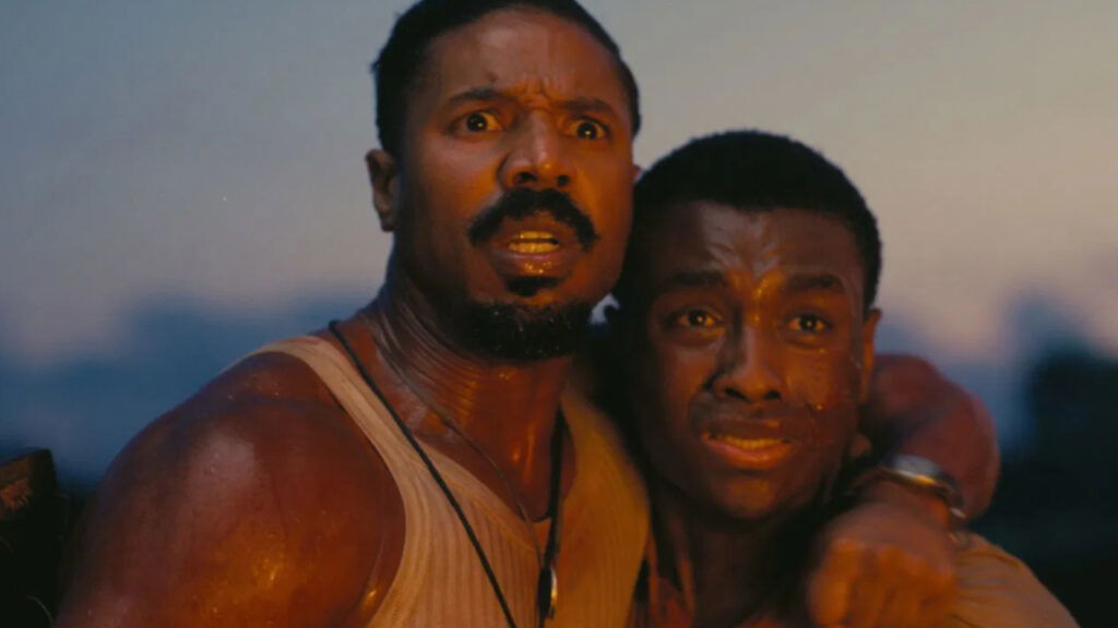 Michael B. Jordan in a still from Sinners