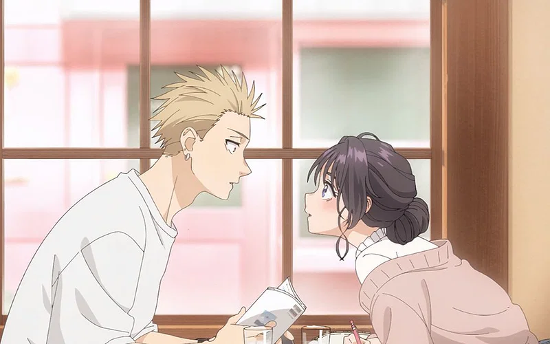 Ichi the Witch, Gachiakuta, and More 2 Kaoruko and Rintaro during their study session in The Fragrant Flower Blooms With Dignity.