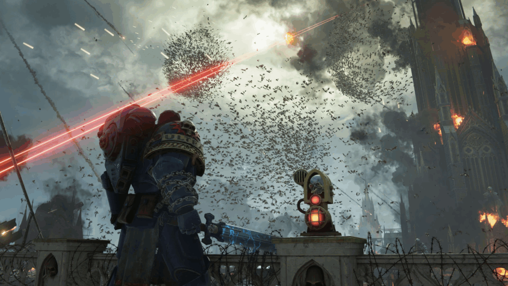 Games Workshop Hits Record Profits, Henry Cavill’s Warhammer Hype Overshadows Female Custodes Backlash 1 Titus in a still from Warhammer 40,000: Space Marine 2 video game.