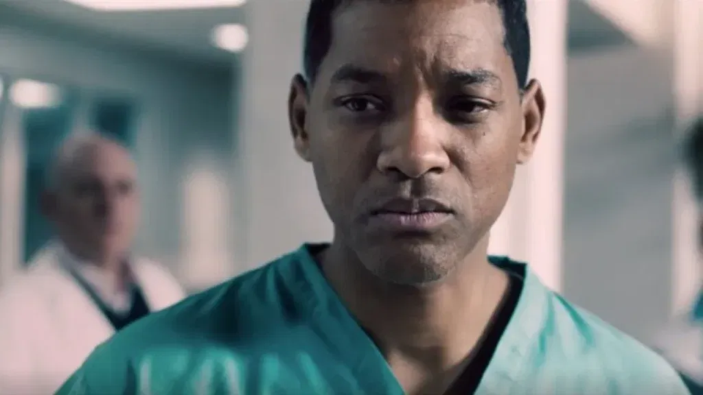 Will Smith in a still from Concussion
