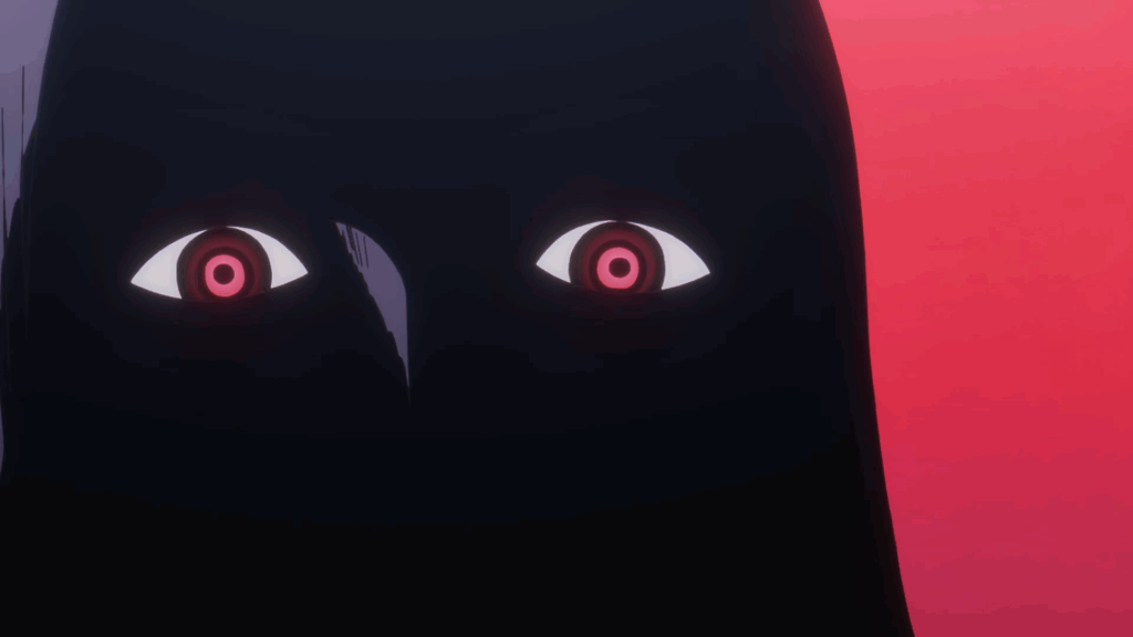 The picture shows a close-up of Imu in One Piece 