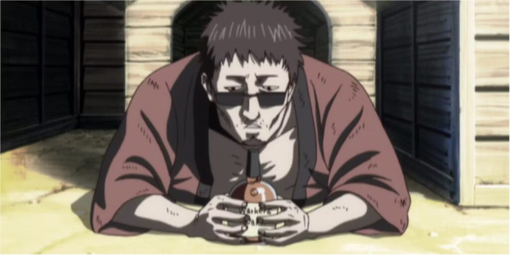 A still from Gintama Episode 188 showing Madao. 