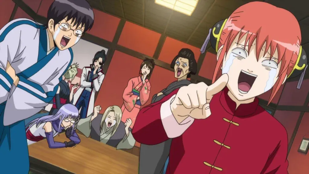 A still from Gintama Episode 150.