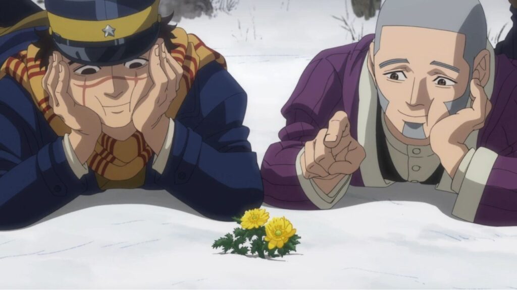 Saichi and Yoshitake in Golden Kamuy