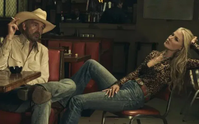 Angela Norris and Tommy sitting