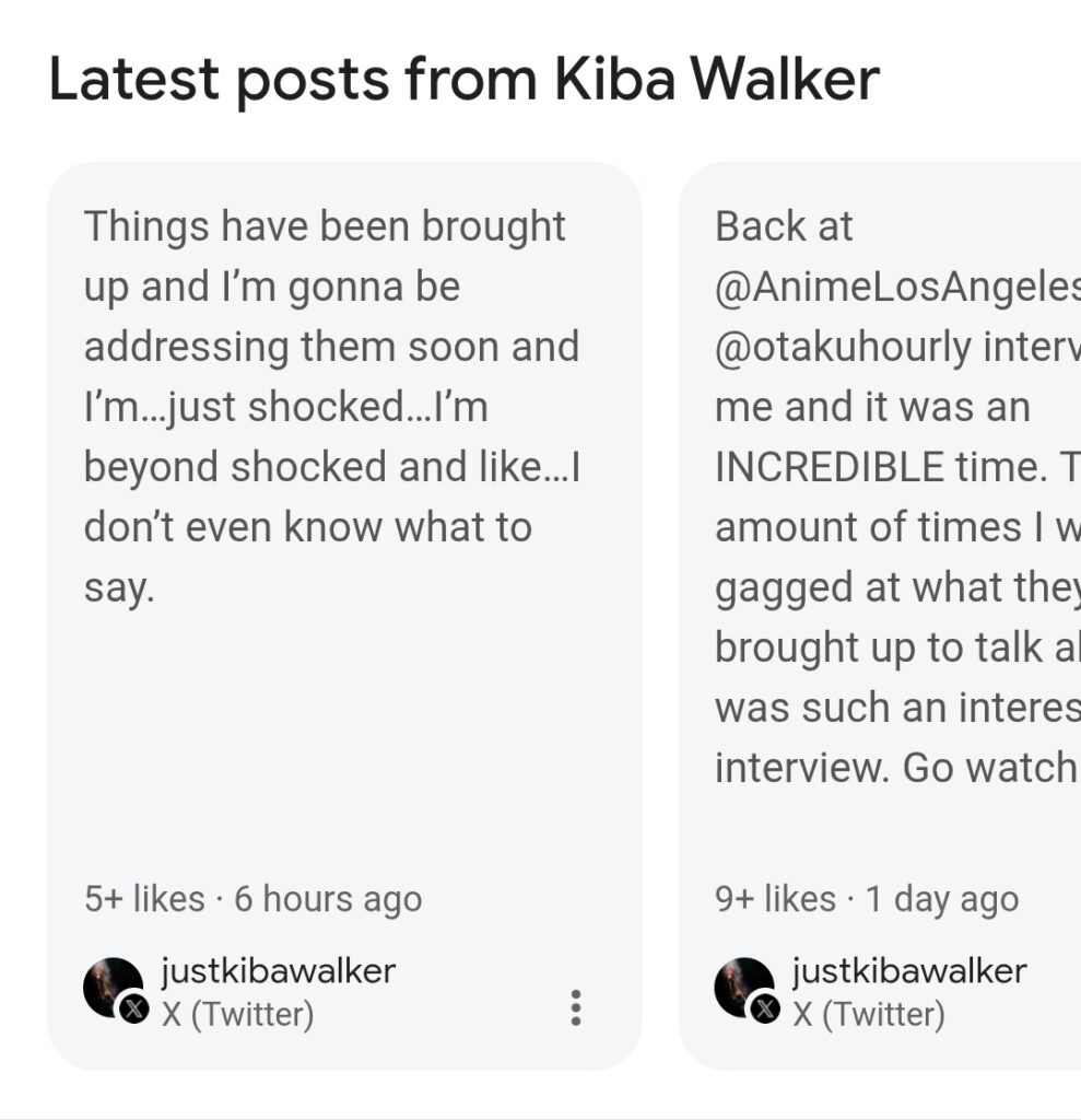 'Shangri-La Frontier' and 'Wind Breaker' Voice Actor Allegedly Accused of Grooming a Teenager 3 shangri-la frontier voice actor kiba walker's latest X post
