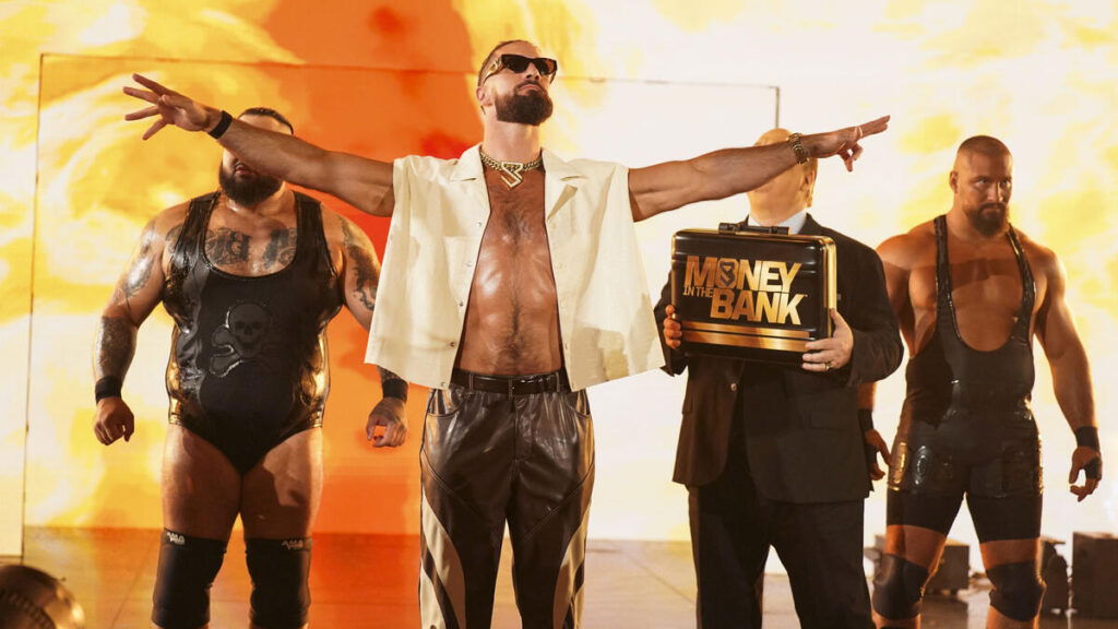 SummerSlam 2025 Predictions: Who Wins, Surprising Returns, and What to Expect 2 Seth Rollins with his associates.