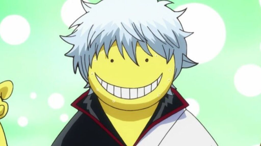 Gintoki as Koro sensei from Assassination Classroom