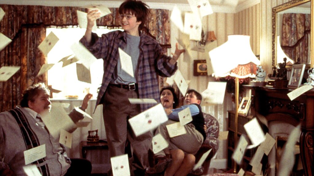 harry potter receives hogwarts letters