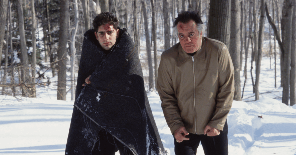 10 Best The Sopranos Episodes That Makes It Better Than Breaking Bad 14 Both Christopher and Paulie in the pines surrounded by snow.