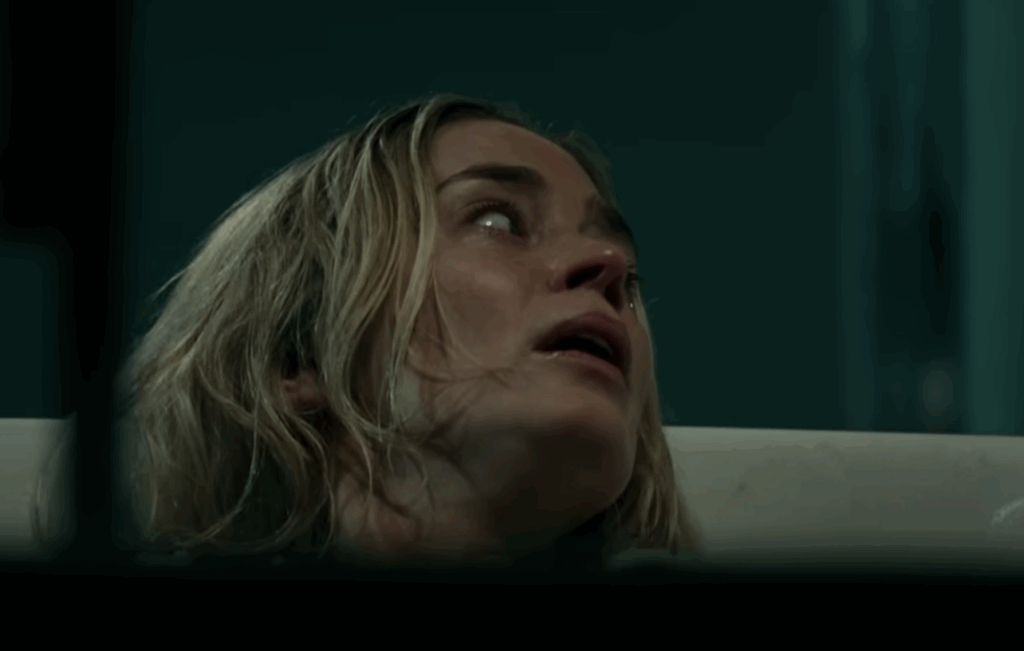 emily blunt in a bath tub