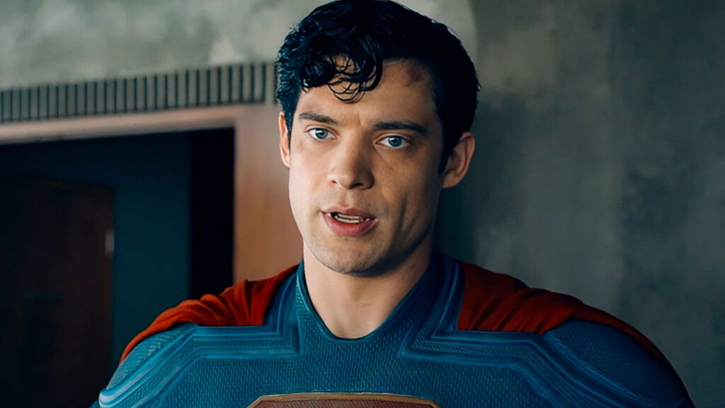 David Corenswet in a still from Superman
