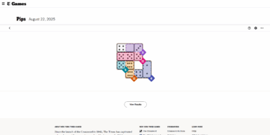 NYT Pips Solution for Today (August 22, 2025)