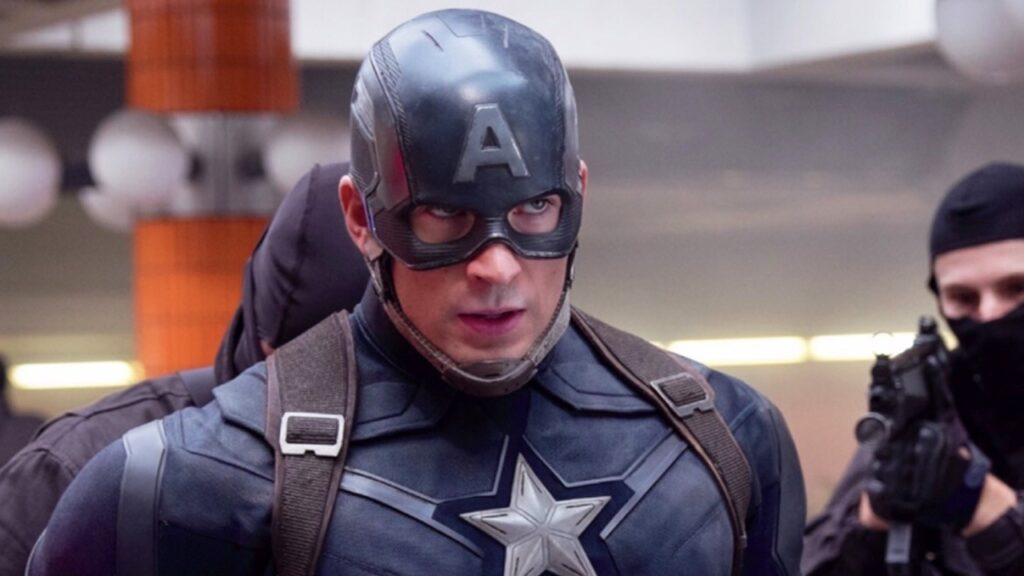 Chris Evans in Captain America: Civil War