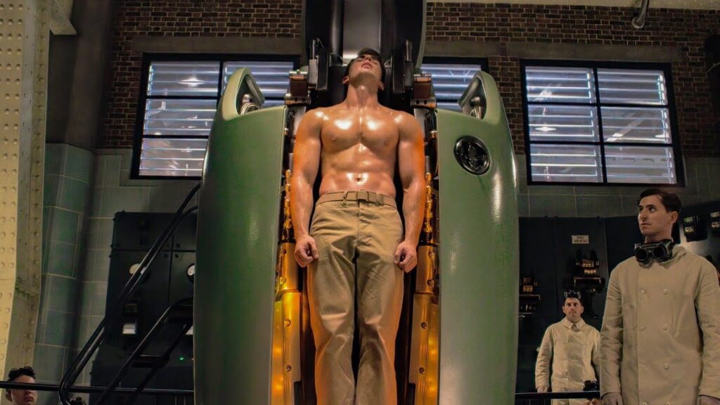 Chris Evans in Captain America: The First Avenger