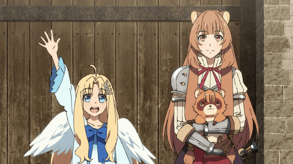 The Rising of the Shield Hero Season 4 Ending Explained: What Happened to Makina and Who’s The Real Villain? 25 Raphtalia with Filo in The Rising of the Shield Hero.