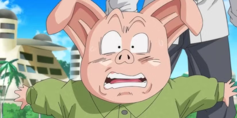 10 Nomes de Personagens Mais Estranhos de Dragon Ball que Provam a Obsessão de Akira Toriyama por Comida 4 Oolong olhando em pânico