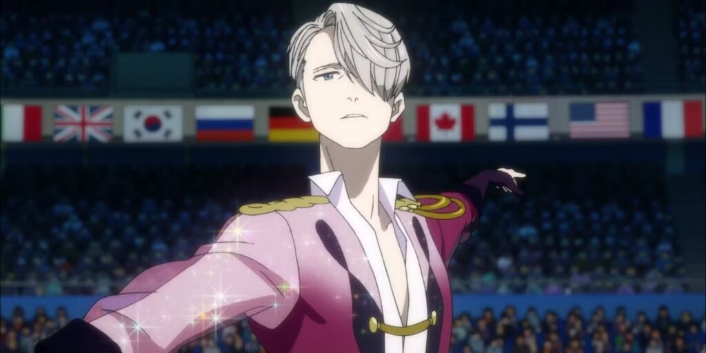 Victor skating in Yuri on ice