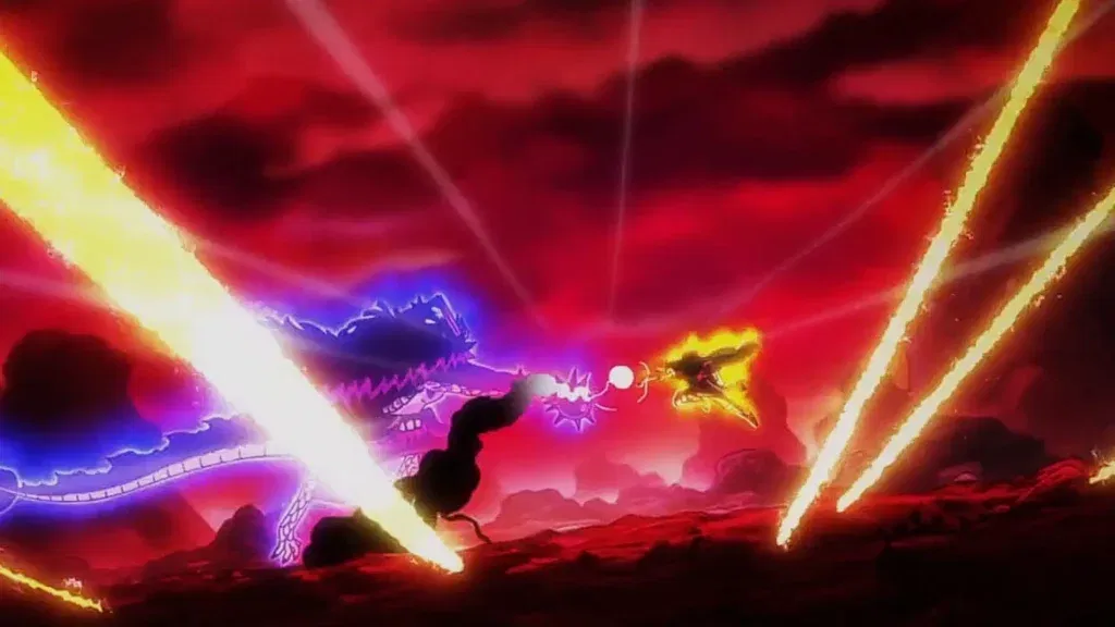 Kaido's Haki battles