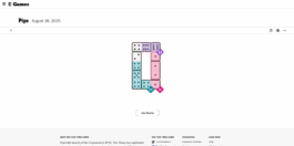 NYT Pips Solution for Today (August 28, 2025)