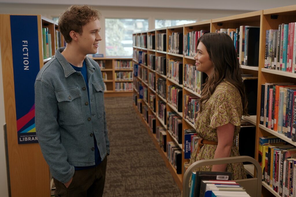 My Life with the Walter Boys. (L to R) Connor Stanhope as Danny, Alisha Newton as Erin in episode 201 of My Life with the Walter Boys. Cr. Courtesy of Netflix © 2025