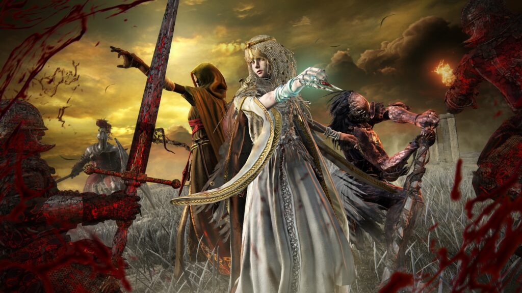 Elden Ring Nightreign characters in a still from the game.
