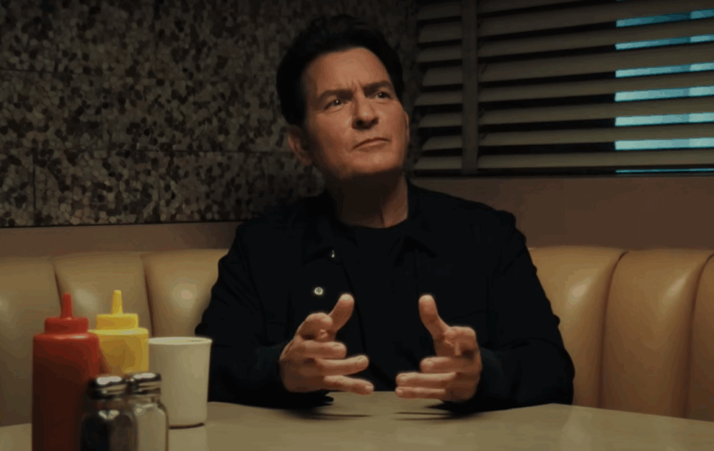 Charlie Sheen in the documentary, aka Charlie Sheen