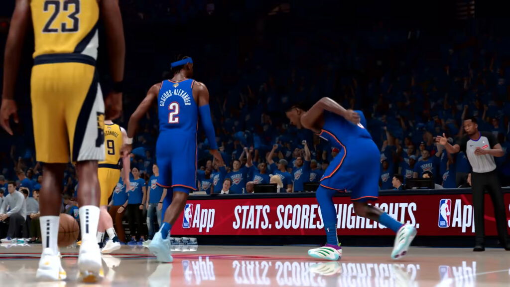 In-game image from NBA 2K26