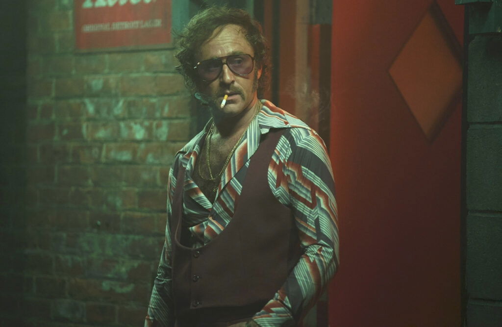 Ben Foster with a cigarette in Motor City
