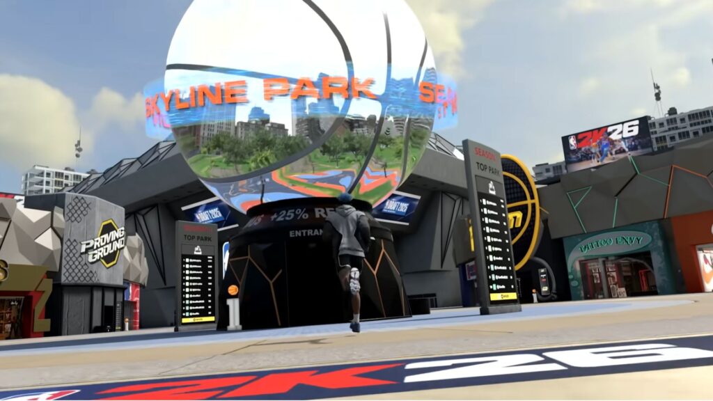 In-game image from NBA 2K26