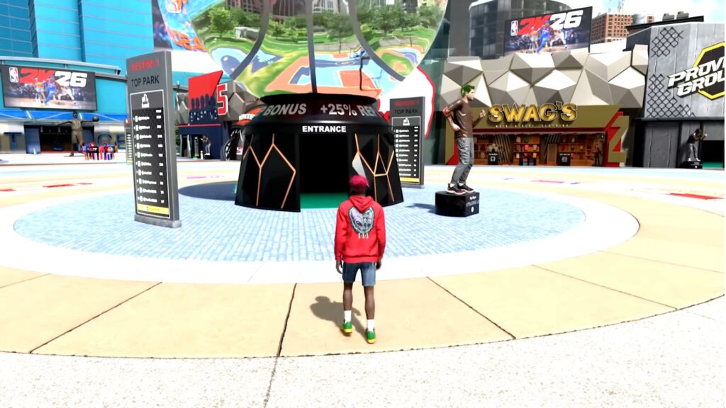 In-game image from NBA 2K26