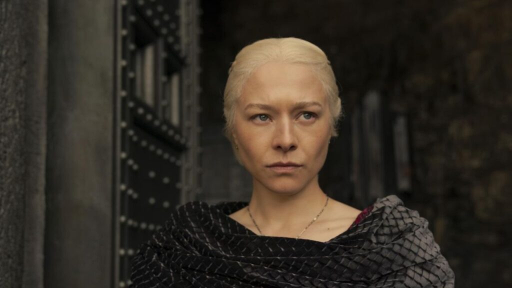 Rhaenyra in a scene from House of the Dragon