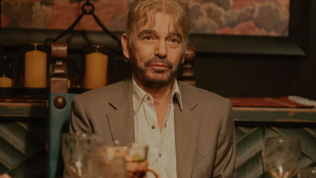 Landman still featuring billy bob thornton sitting 