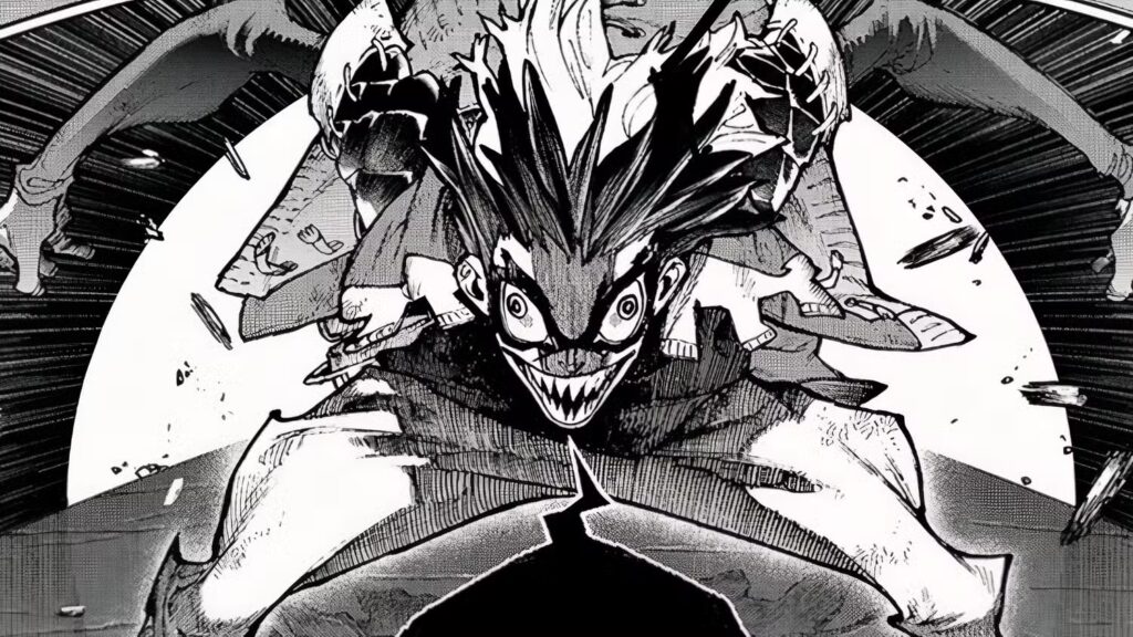 fu orostor in a panel from the the gachiakuta manga