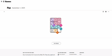 NYT Pips Solution for Today (September 4, 2025)