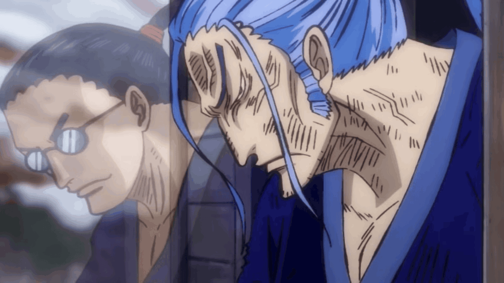 Denjiro becomes Kyoshiro through his rage in One Piece. 