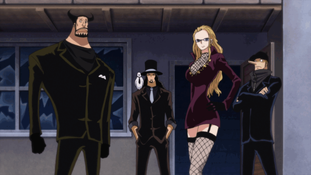 CP9 agents unmasked in One Piece. 