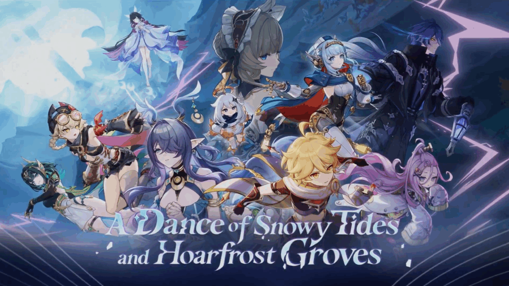 A cover art of the Genshin Impact 6.0 update.